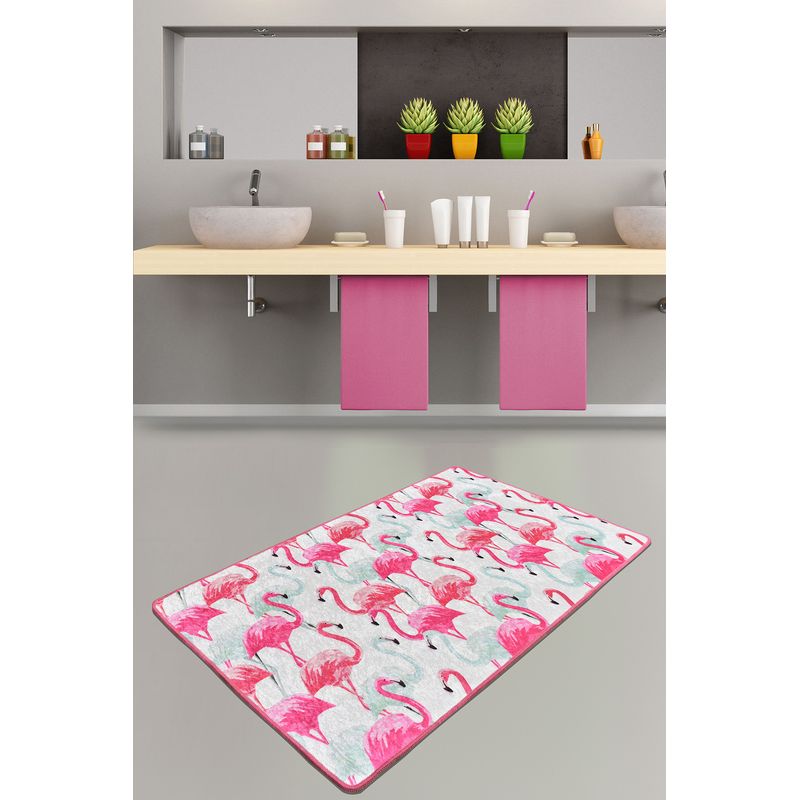 Casa si Gradina - Textile si covoare - Covoare - Covorase baie - Covoras de baie, L'essentiel Maison, multicolor, 80x120 cm, 100% poliester, antiderapant, 359CHL4362 - Infinity.ro