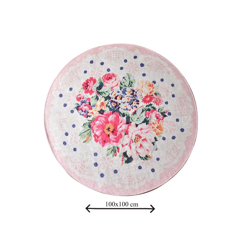 Casa si Gradina - Textile si covoare - Covoare - Covorase baie - Covoras de baie, L'essentiel Maison, multicolor, 100 cm, 100% poliester, antiderapant, 359CHL4156 - Infinity.ro