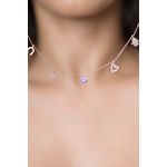 Fashion, accesorii si bijuterii - Femei - Bijuterii femei - Coliere femei - Colier, Heliophilia, argint 925, multicolor, zirconiu, 43 cm, 938ELS5511 - Infinity.ro