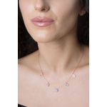 Fashion, accesorii si bijuterii - Femei - Bijuterii femei - Coliere femei - Colier, Heliophilia, argint 925, multicolor, zirconiu, 43 cm, 938ELS5511 - Infinity.ro