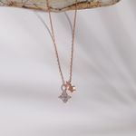 Fashion, accesorii si bijuterii - Femei - Bijuterii femei - Coliere femei - Colier, Heliophilia, argint 925, aur roz, 2.07 gr - Infinity.ro