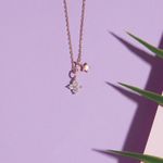 Fashion, accesorii si bijuterii - Femei - Bijuterii femei - Coliere femei - Colier, Heliophilia, argint 925, aur roz, 2.07 gr - Infinity.ro