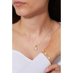 Fashion, accesorii si bijuterii - Femei - Bijuterii femei - Coliere femei - Set colier si bratara, Heliophilia, metal, auriu, marime universala, 410ELK1518 - Infinity.ro