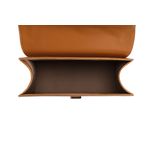 Fashion, accesorii si bijuterii - Femei - Accesorii femei - Genti si rucsacuri femei - Geanta crossbody, Lucky Bees, dama, crem si cafeniu, 23x10x16 cm, piele poliuretanica - Infinity.ro