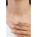 Fashion, accesorii si bijuterii - Femei - Bijuterii femei - Coliere femei - Colier, Heliophilia, metal, auriu, lungime lant 40+5 cm, 410ELK1615 - Infinity.ro