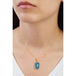 Fashion, accesorii si bijuterii - Femei - Bijuterii femei - Coliere femei - Colier, Heliophilia, metal, auriu, lungime lant 40+5 cm, 410ELK1615 - Infinity.ro