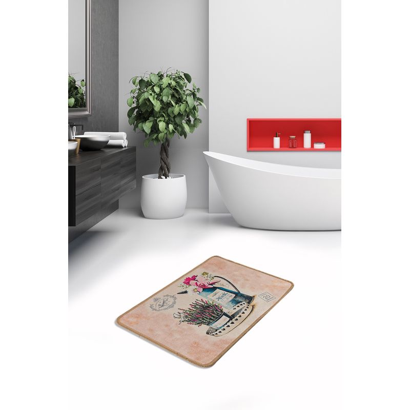 Casa si Gradina - Textile si covoare - Covoare - Covorase baie - Covoras de baie, L'essentiel Maison, multicolor, 40x60 cm, 100% poliester, antiderapant, 359CHL1742 - Infinity.ro
