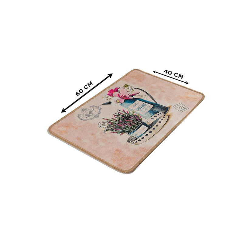 Casa si Gradina - Textile si covoare - Covoare - Covorase baie - Covoras de baie, L'essentiel Maison, multicolor, 40x60 cm, 100% poliester, antiderapant, 359CHL1742 - Infinity.ro