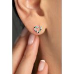 Fashion, accesorii si bijuterii - Femei - Bijuterii femei - Cercei femei - Cercei, Heliophilia, argint 925, argintiu, antialergic, 136ELS1577 - Infinity.ro