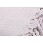 Casa si Gradina - Textile si covoare - Pături și cuverturi - Cuverturi - Cuvertura, L'essentiel Maison, gri deschis, 220x240 cm, 100% bumbac, franjuri handmade - Infinity.ro