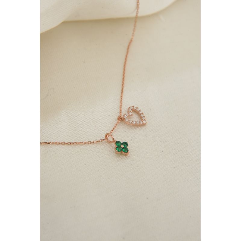 Fashion, accesorii si bijuterii - Femei - Bijuterii femei - Coliere femei - Colier, Heliophilia, argint 925, aur roz, 2.07 g, 136ELS1690 - Infinity.ro