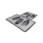 Casa si Gradina - Textile si covoare - Covoare - Covorase baie - Set covorase baie, L'essentiel Maison, multicolor, 60x100 cm + 50x60 cm, 100% poliester, antiderapant, 359CHL2552 - Infinity.ro