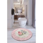 Casa si Gradina - Textile si covoare - Covoare - Covorase baie - Covoras de baie, L'essentiel Maison, multicolor, diametru 100 cm, 100% poliester, antiderapant, 359CHL1665 - Infinity.ro