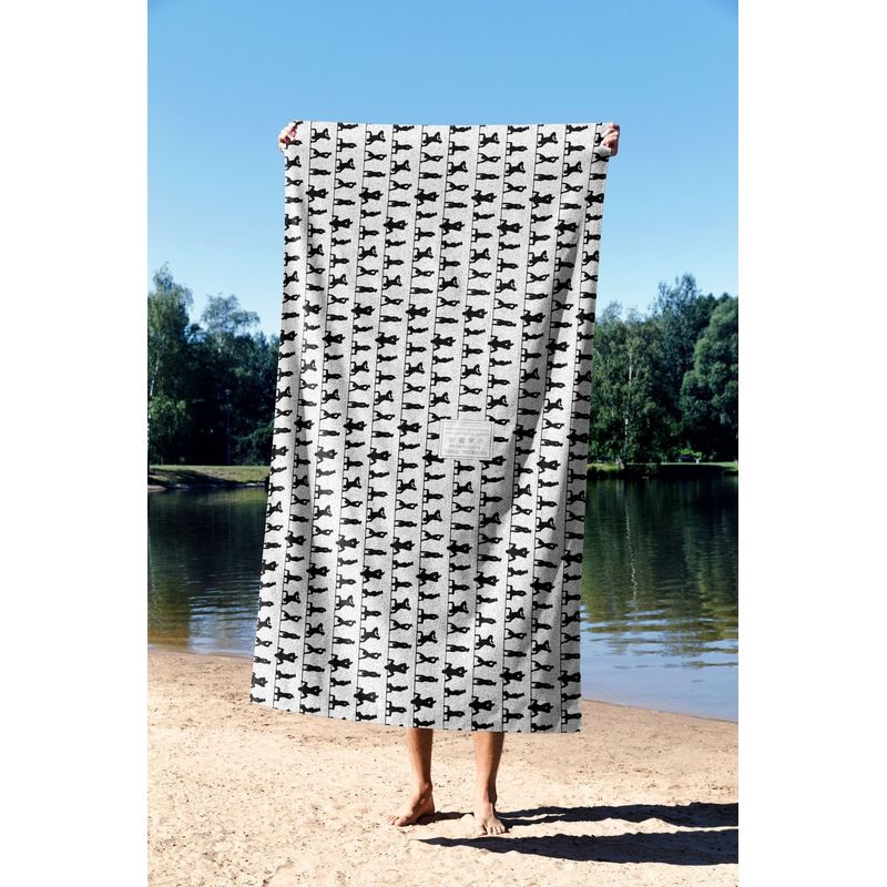 Casa si Gradina - Textile si covoare - Textile baie - Prosoape - Prosop de plaja, L'essentiel Maison, multicolor, 90x150 cm, microfibra, 450AST1172 - Infinity.ro