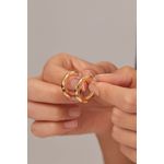 Fashion, accesorii si bijuterii - Femei - Bijuterii femei - Cercei femei - Cercei, Heliophilia, metal, auriu, diametru 23 mm, antialergic, 410ELK1172 - Infinity.ro