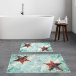 Casa si Gradina - Textile si covoare - Covoare - Covorase baie - Set covorase de baie, L'essentiel Maison, multicolor, 50x60 cm si 60x100 cm, 100% poliester, antiderapant, antibacterian, 299ANR1574 - Infinity.ro