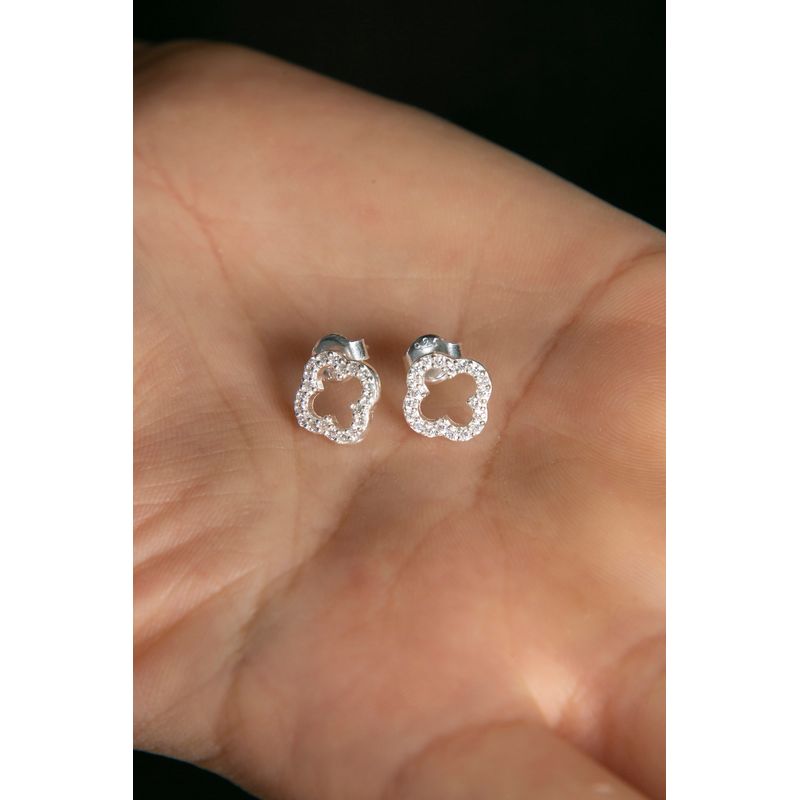 Fashion, accesorii si bijuterii - Femei - Bijuterii femei - Cercei femei - Cercei stud, Heliophilia, argint 925, argintiu, 9.4x10.3 mm, 136ELS1284 - Infinity.ro