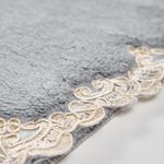 Casa si Gradina - Textile si covoare - Covoare - Covorase baie - Set covorase de baie, L'essentiel Maison, gri, 50x60 cm si 60x100 cm, 100% poliester, antiderapant, 299ANR1480 - Infinity.ro