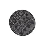 Casa si Gradina - Textile si covoare - Covoare - Covorase baie - Covoras de baie, L'essentiel Maison, negru antracit alb, 80 cm, 100% poliester, antiderapant - Infinity.ro