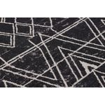Casa si Gradina - Textile si covoare - Covoare - Covorase baie - Covoras de baie, L'essentiel Maison, negru antracit alb, 80 cm, 100% poliester, antiderapant - Infinity.ro