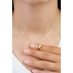 Fashion, accesorii si bijuterii - Femei - Bijuterii femei - Coliere femei - Colier metalic, Heliophilia, auriu, 40+5 cm, 410ELK1602 - Infinity.ro