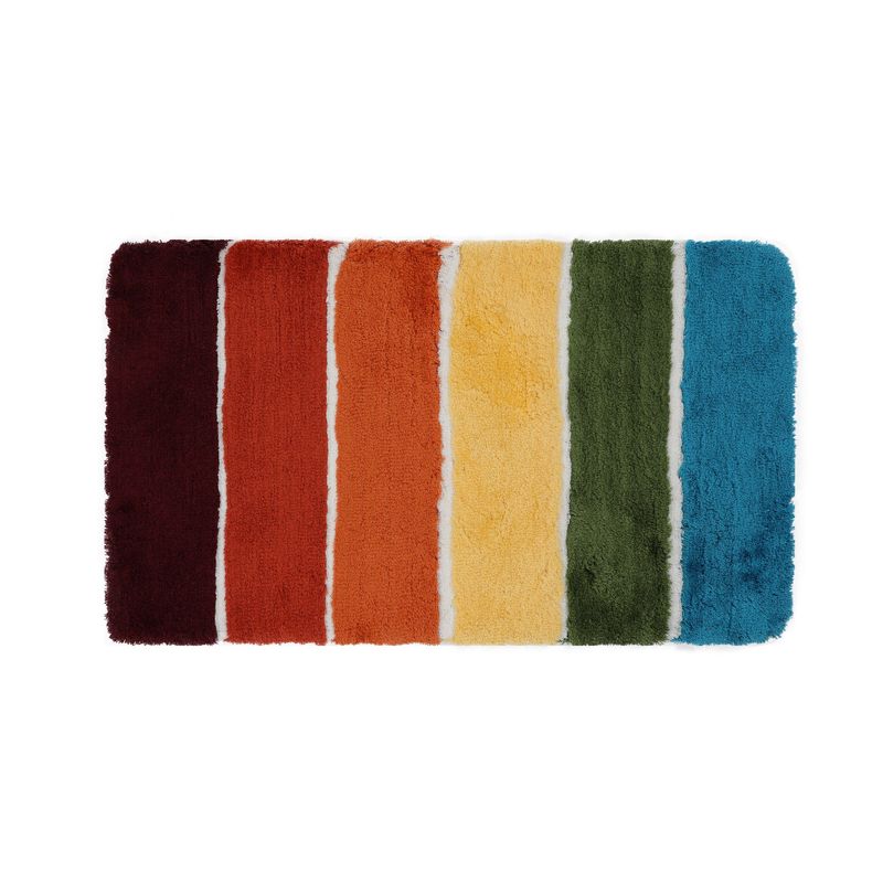 Casa si Gradina - Textile si covoare - Covoare - Covorase baie - Covoras de baie, L'essentiel Maison, multicolor, 70x120 cm, 100% acrilic, antibacterian, lavabil la masina, 359CHL5370 - Infinity.ro