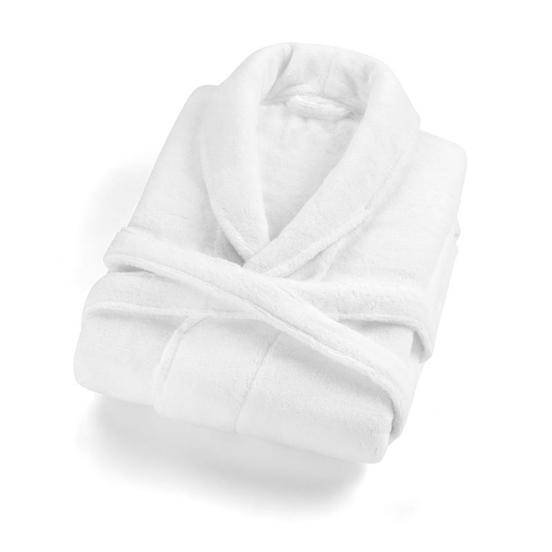 Casa si Gradina - Textile si covoare - Textile baie - Halate de baie - Halat de baie, L'essentiel Maison, alb, marimea l, 100% bumbac, 581CAN2110 - L - Infinity.ro