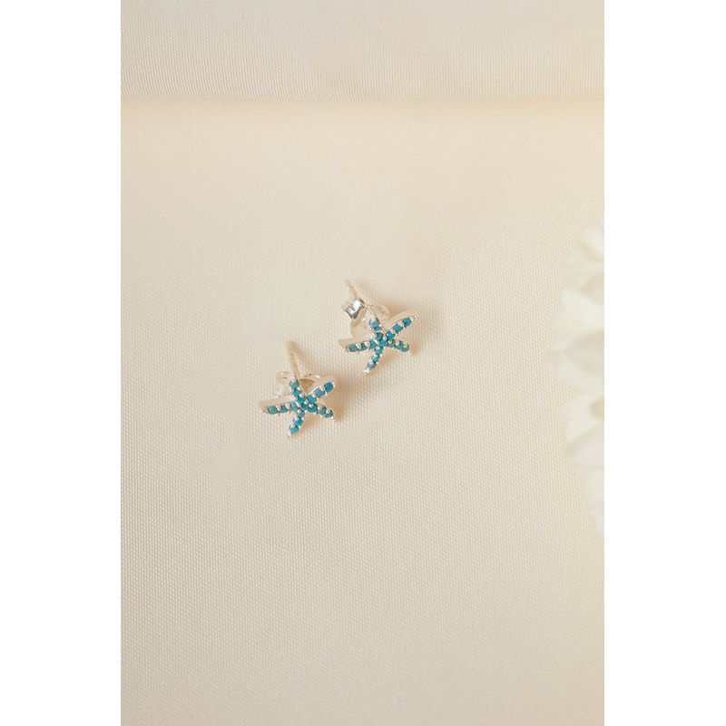 Fashion, accesorii si bijuterii - Femei - Bijuterii femei - Coliere femei - Set colier si cercei, Heliophilia, argint 925, albastru, 757ELS2511 - Infinity.ro