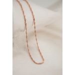 Fashion, accesorii si bijuterii - Femei - Bijuterii femei - Coliere femei - Colier, Heliophilia, argint 925, rose gold, 45 cm - Infinity.ro
