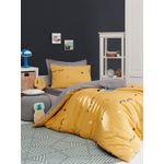 Casa si Gradina - Textile si covoare - Lenjerii de pat - Seturi de lenjerie - Set lenjerie de pat single, L'essentiel Maison, galben, 160x220 cm, bumbac poliester - Infinity.ro
