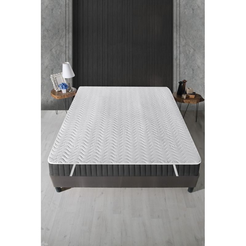 Casa si Gradina - Textile si covoare - Lenjerii de pat - Protectie saltea - Protectie saltea, L'essentiel Maison, alb, 90x200 cm, 100% bumbac, 315CFB1149 - Infinity.ro