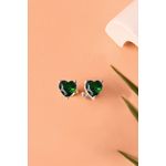 Fashion, accesorii si bijuterii - Femei - Bijuterii femei - Cercei femei - Cercei, Heliophilia, femei, argint 925, verde, zircon, marime universala - Infinity.ro