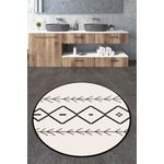 Casa si Gradina - Textile si covoare - Covoare - Covorase baie - Covoras de baie, L'essentiel Maison, multicolor, diametru 120 cm, 100% poliester, antiderapant, 359CHL4555 - Infinity.ro