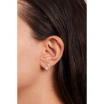 Fashion, accesorii si bijuterii - Femei - Bijuterii femei - Cercei femei - Cercei, Heliophilia, argint 925, aurii, zirconiu, marime universala, 757ELS1937 - Infinity.ro