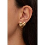 Fashion, accesorii si bijuterii - Femei - Bijuterii femei - Cercei femei - Cercei, Heliophilia, femei, auriu, metal, diametru 20 mm - Infinity.ro