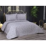 Casa si Gradina - Textile si covoare - Pături și cuverturi - Cuverturi - Set cuvertura pat dublu, L'essentiel Maison, gri, 250x260 cm, 100% bumbac, 773NVA1230 - Infinity.ro