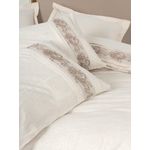 Casa si Gradina - Textile si covoare - Lenjerii de pat - Seturi de lenjerie - Set lenjerie pat dublu, L'essentiel Maison, maro crem, 200x220 cm, bumbac in - Infinity.ro