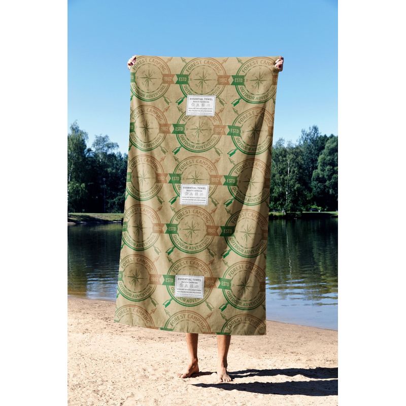 Casa si Gradina - Textile si covoare - Textile baie - Prosoape - Prosop de plaja, L'essentiel Maison, multicolor, 90x150 cm, microfibra, 450AST1167 - Infinity.ro