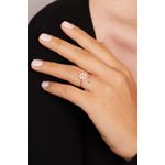 Fashion, accesorii si bijuterii - Femei - Bijuterii femei - Inele femei - Inel, Heliophilia, argint 925, rose, reglabil - Infinity.ro