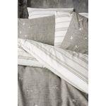 Casa si Gradina - Textile si covoare - Lenjerii de pat - Seturi de lenjerie - Set lenjerie pat dublu, L'essentiel Maison, maro, 200x220 cm, 100% bumbac ranforce, brodat - Infinity.ro