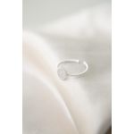 Fashion, accesorii si bijuterii - Femei - Bijuterii femei - Inele femei - Inel, Heliophilia, argint 925, argintiu, piatra zirconiu, diametru 18,3 mm, lungime reglabila - Infinity.ro