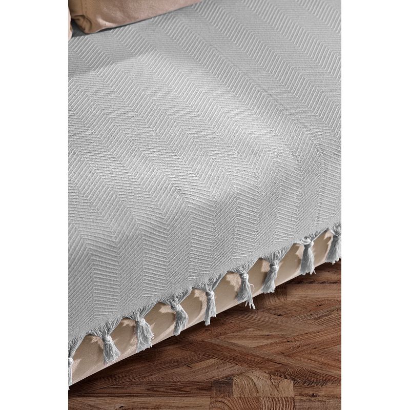 Casa si Gradina - Textile si covoare - Huse pentru mobilier - Husa pentru canapea, L'essentiel Maison, gri deschis, 115x200 cm, 70% bumbac, 30% poliester - Infinity.ro