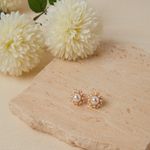 Fashion, accesorii si bijuterii - Femei - Bijuterii femei - Cercei femei - Cercei, Heliophilia, dama, auriu, 15x10 mm, metal - Infinity.ro