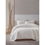 Casa si Gradina - Textile si covoare - Pături și cuverturi - Cuverturi - Set cuvertura dubla, L'essentiel Maison, crem, 240x260 cm, 100% bumbac - Infinity.ro