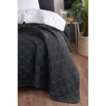 Casa si Gradina - Textile si covoare - Pături și cuverturi - Cuverturi - Set cuvertura pat single, L'essentiel Maison, negru si gri, 160x220 cm, bumbac si poliester - Infinity.ro