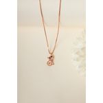 Fashion, accesorii si bijuterii - Femei - Bijuterii femei - Coliere femei - Colier, Heliophilia, argint 925, rose gold, unicat, 757ELS2114 - Infinity.ro