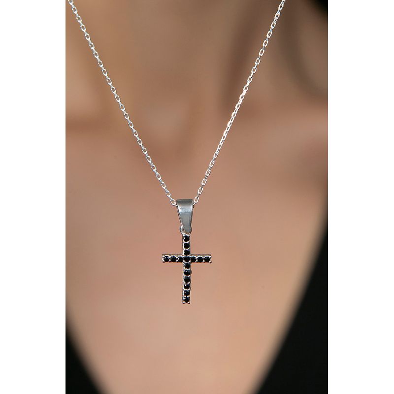 Fashion, accesorii si bijuterii - Femei - Bijuterii femei - Coliere femei - Colier, Heliophilia, dama, argintiu, 43 cm, argint 925 - Infinity.ro