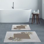 Casa si Gradina - Textile si covoare - Covoare - Covorase baie - Set covorase de baie, L'essentiel Maison, multicolor, 50x60 cm si 60x100 cm, 100% poliester, antiderapant, antibacterian, 299ANR1625 - Infinity.ro