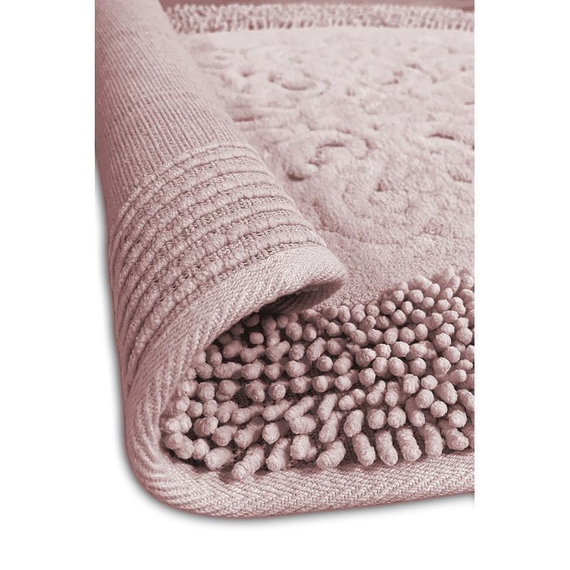 Casa si Gradina - Textile si covoare - Covoare - Covorase baie - Set covorase de baie, L'essentiel Maison, multicolor, 50x60 cm + 60x100 cm, 100% bumbac, antiderapant - Infinity.ro