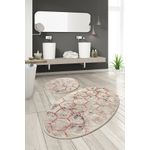 Casa si Gradina - Textile si covoare - Covoare - Covorase baie - Set covorase de baie, L'essentiel Maison, multicolor, 50x60 cm si 60x100 cm, 100% poliester, antiderapant, 359CHL2403 - Infinity.ro